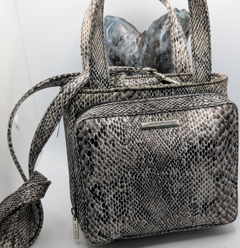 Nine‎ West Mini 2 Way Bag with Snakeskin Print